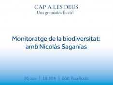 Monitoratge de la biodiversitat, amb Nicolás Saganías