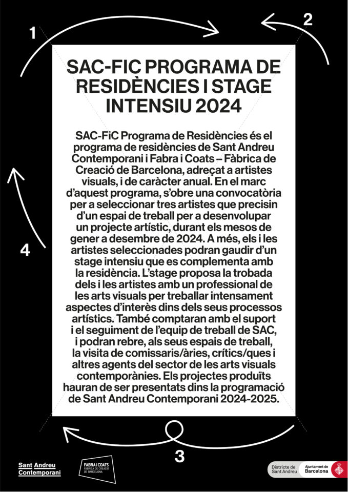 Convocatòria SAC-FiC Programa de Residències i Stage Intensiu 2024
