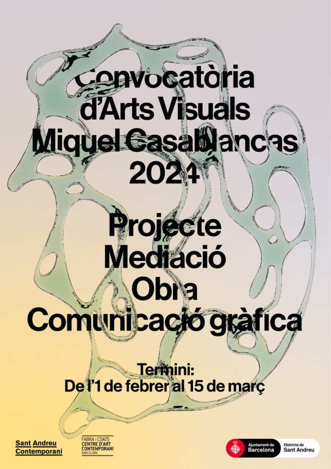 Convocatòria d’Arts Visuals Miquel Casablancas 2024
